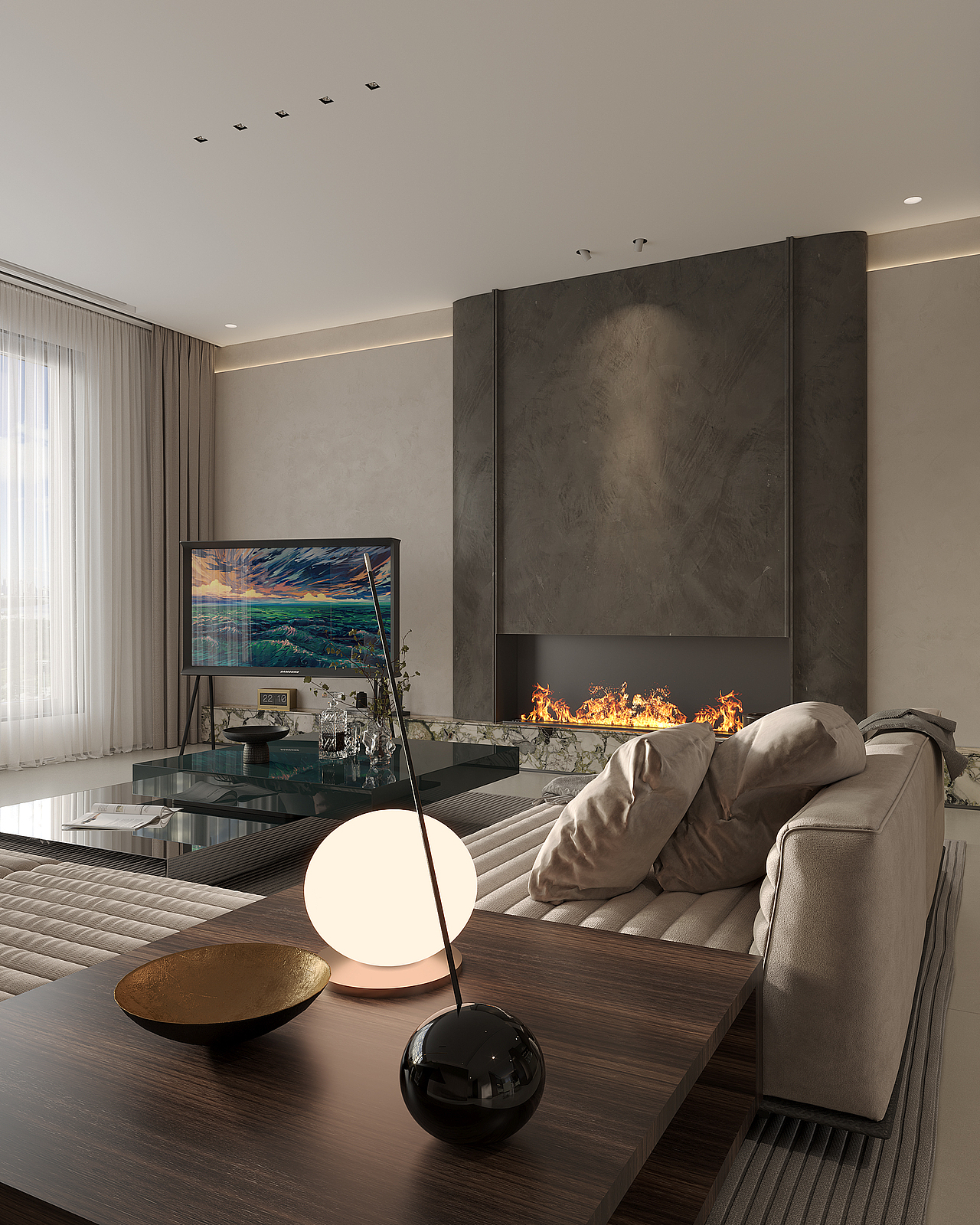 现代简约*-哈尔滨实际案例（图ZMzY5OTcwMDk2） - 家装设计 - 站酷设计师爱吃瓜群众原创素材 - 站酷ZCOOL