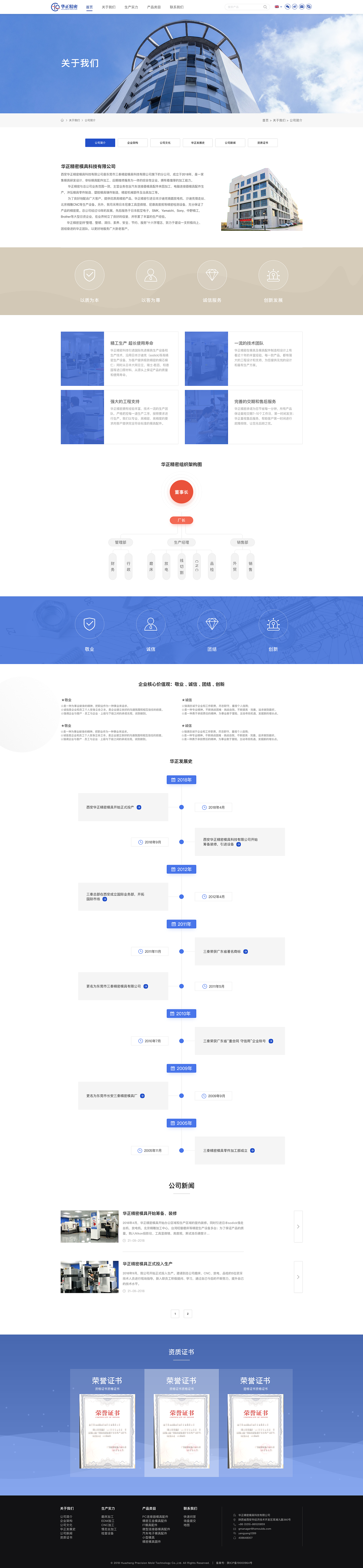 华正官网改版设计