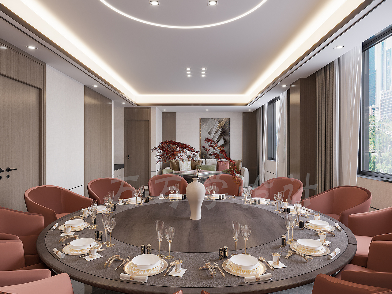 返璞天然 原木风格，餐饮茶楼会所设计