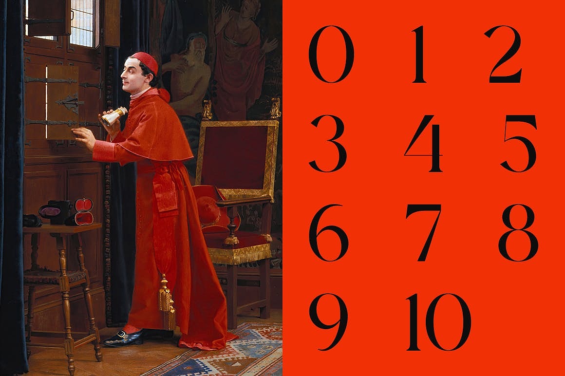 复古优雅宫廷时尚品牌标识海报杂志封面标题英文字体