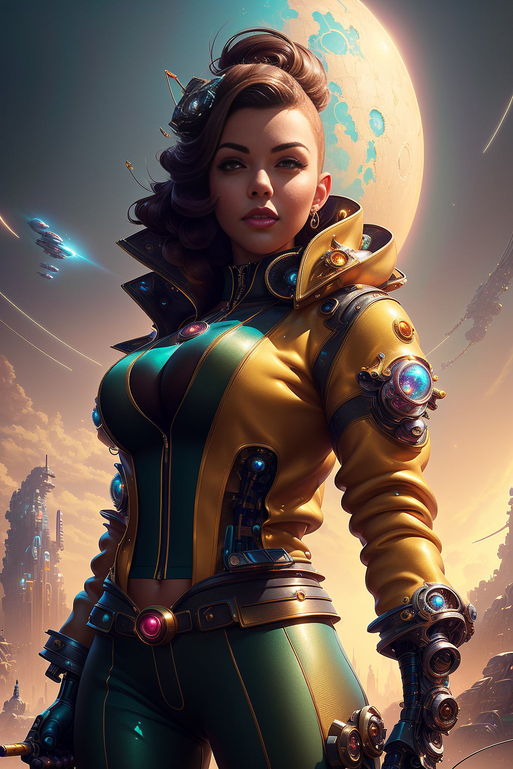 AIGC_朋克风角色01（图ZMzM5NDkyMTgw） - 艺术插画 - 站酷设计师寻找八大原创素材 - 站酷ZCOOL