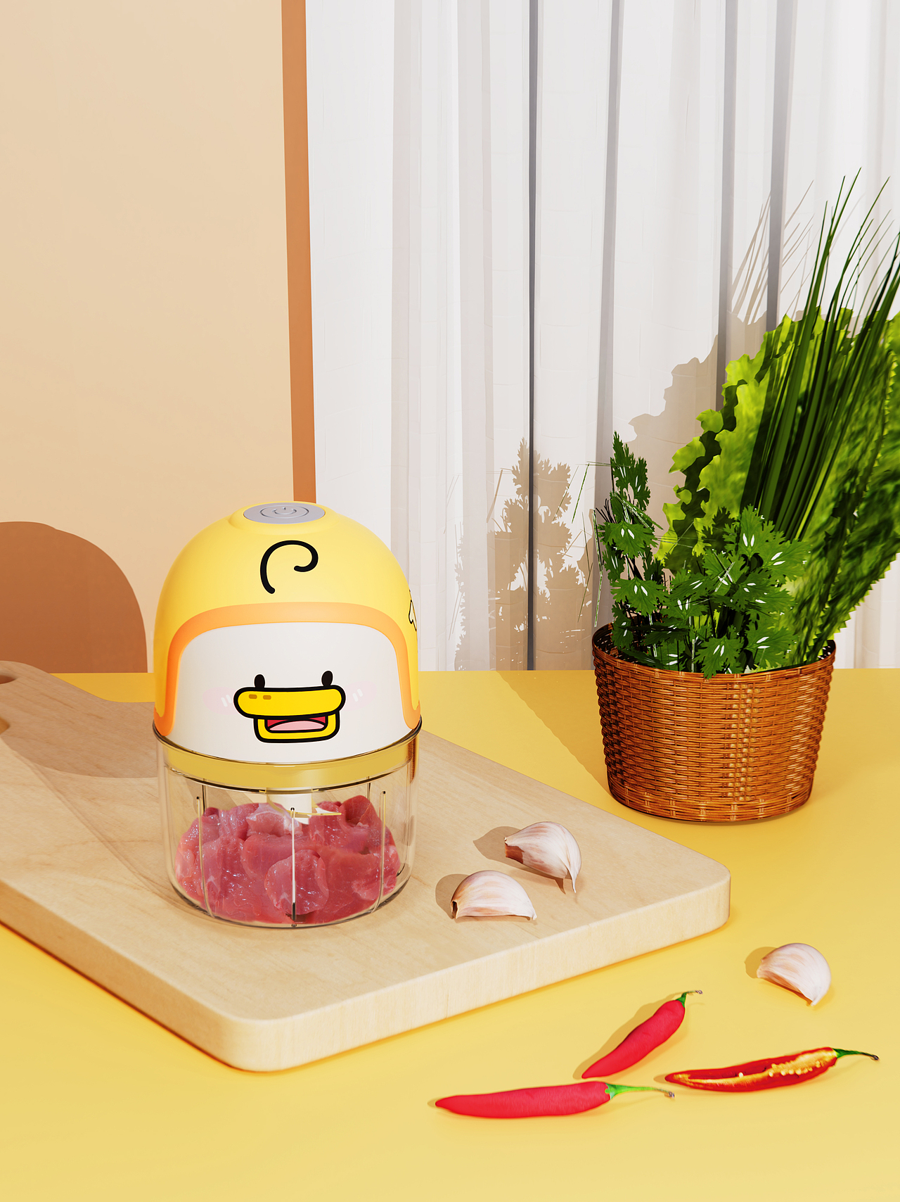 料理机场景渲染（图ZMzcwODM3NDk2） - 产品 - 站酷设计师卡布奇多原创素材 - 站酷ZCOOL