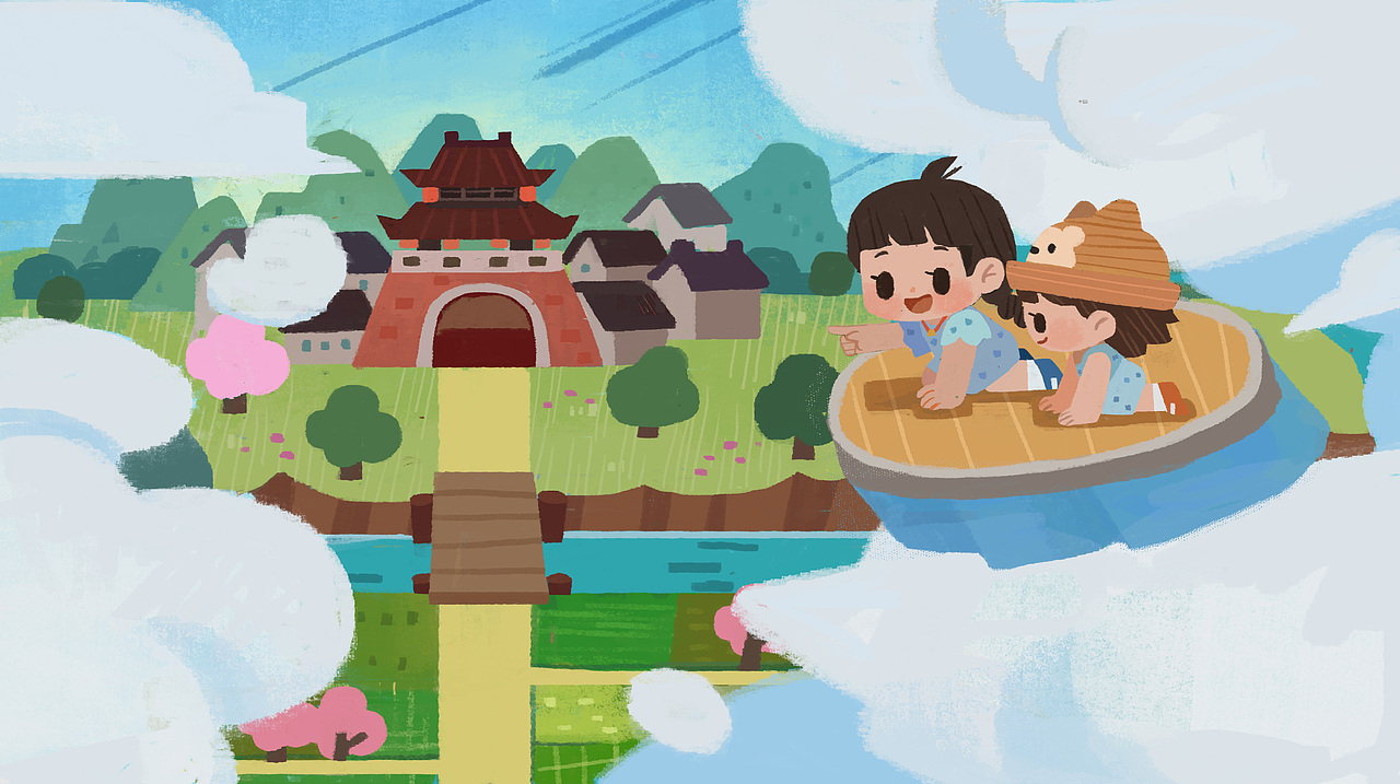 第四届小涼帽绘本比賽获奖作品《小涼帽奇妙甘坑之旅》