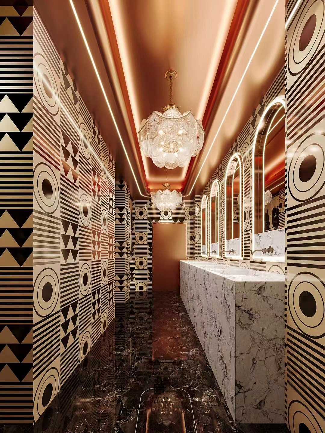 工装酒吧设计案例｜空间与未来感的碰撞（图ZMzY3Njk5OTY4） - 商业空间设计 - 站酷设计师思思爱设计原创素材 - 站酷ZCOOL