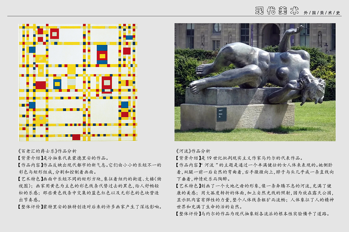 中外美术史(小抄)