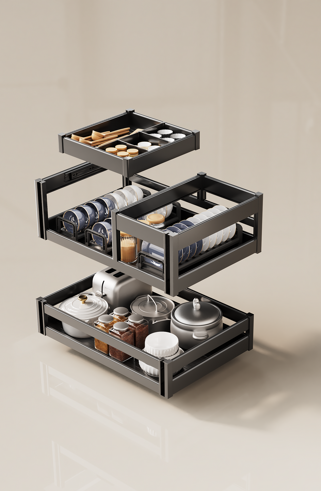 24年一月的厨房橱柜渲染图（图ZMzYyNzkwMjMy） - 产品 - 站酷设计师小白Keanu原创素材 - 站酷ZCOOL