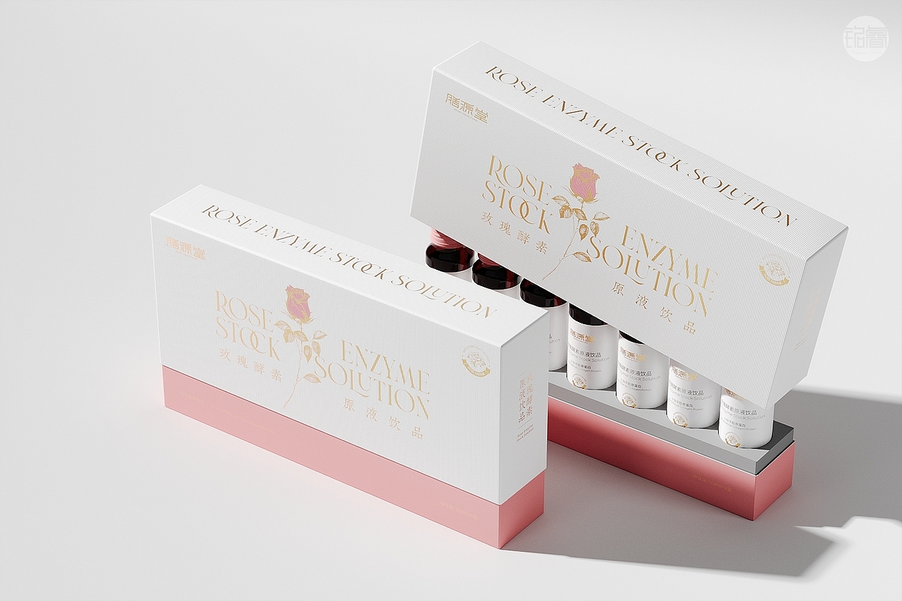 健康食品保健品包装设计玫瑰酵素饮品©刘益铭原创作品（图ZMzUxNTkwNDk2） - 包装 - 站酷设计师刘益铭原创素材 - 站酷ZCOOL