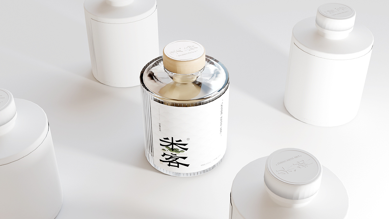 “米客”米酒/桂花酒VI包装视效（图ZMzI4NTY1MTg4） - 产品 - 站酷设计师牛海涛原创素材 - 站酷ZCOOL