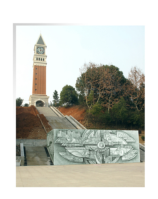 职业技术学院壁画《专业成才 技术成人》（图ZMzQ4Mzg4ODA4） - 雕塑 - 站酷设计师白了个白兔兔原创素材 - 站酷ZCOOL