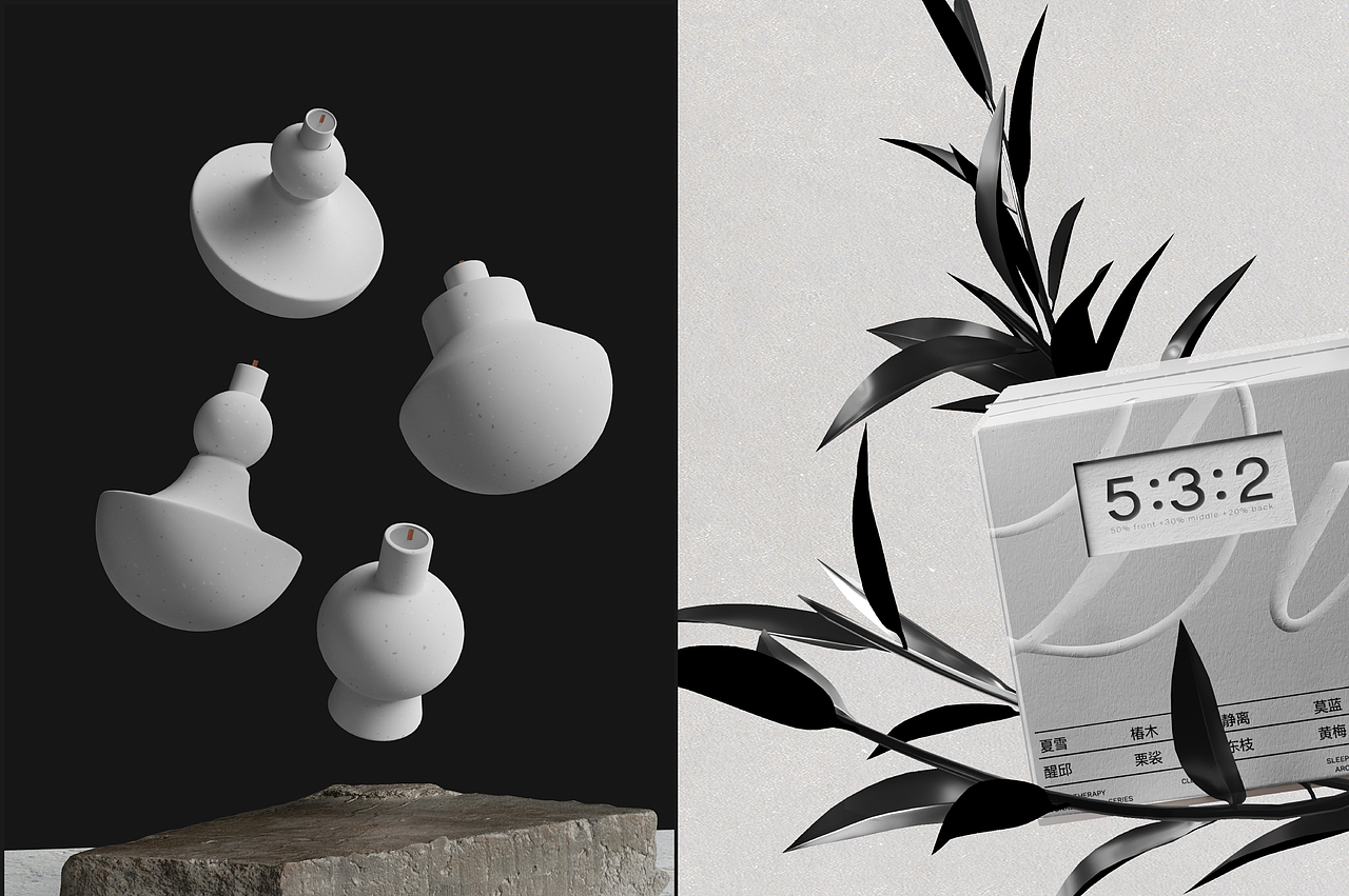 香薰包装全案设计|LOGO/包装/三维渲染（图ZMzYxMTY4Nzg4） - 包装 - 站酷设计师SueWan原创素材 - 站酷ZCOOL