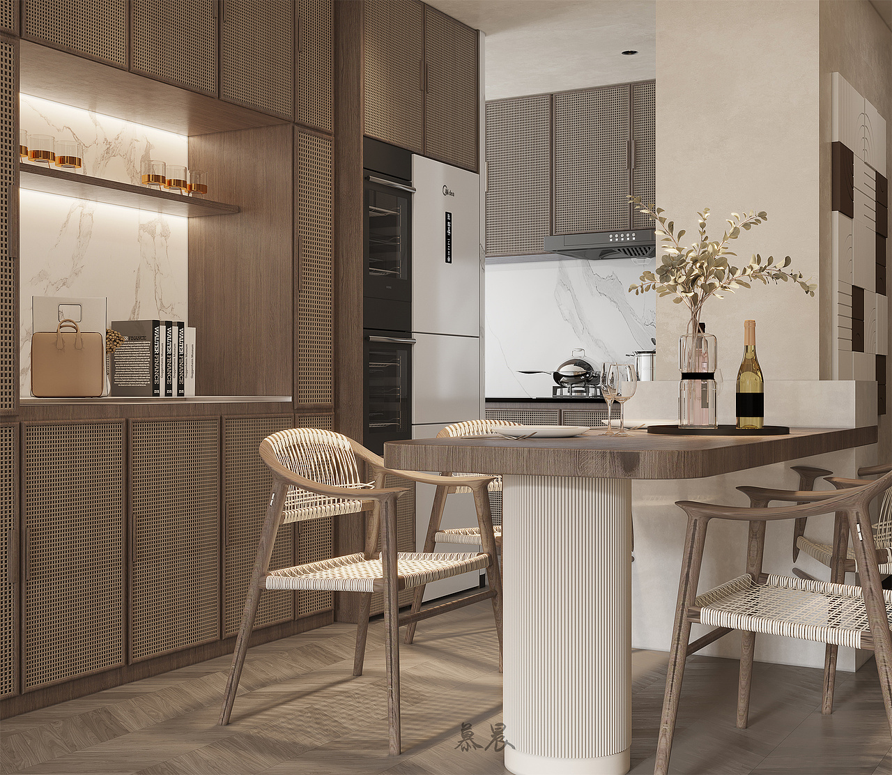 原木|干净又充满阳光的家