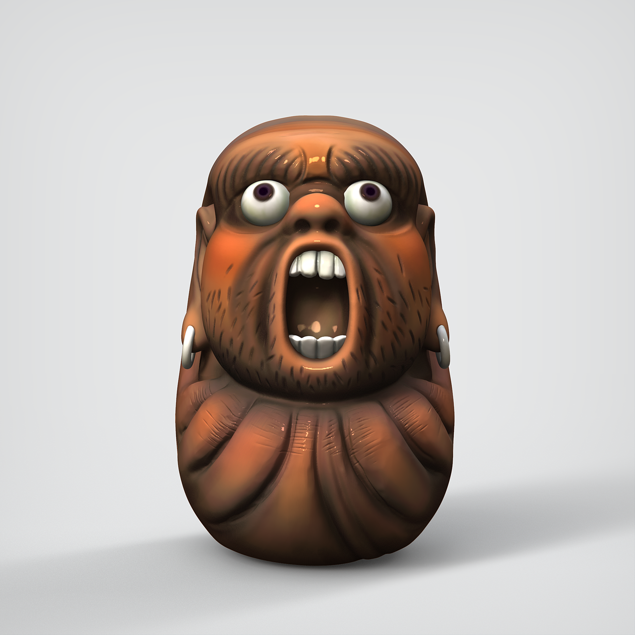 【临摹】达摩根付