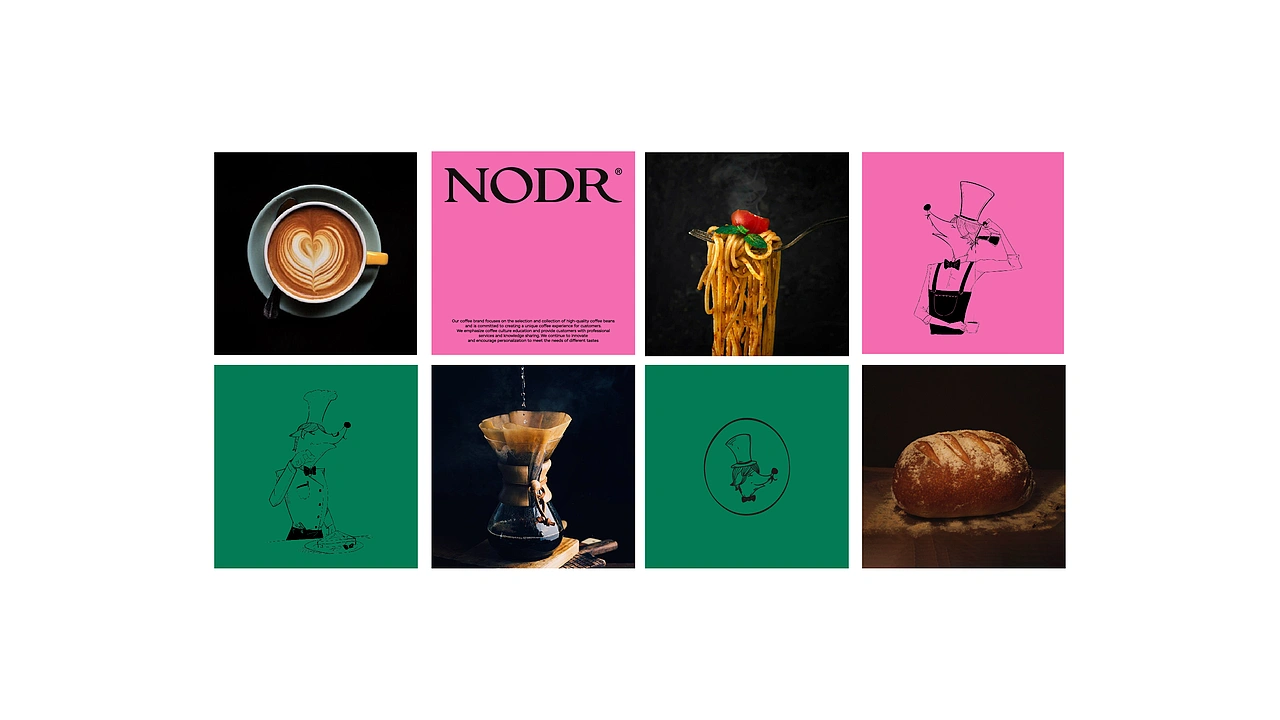 NODR COFFEE 品牌设计 | 奶茶 茶饮 咖啡品牌包装设计