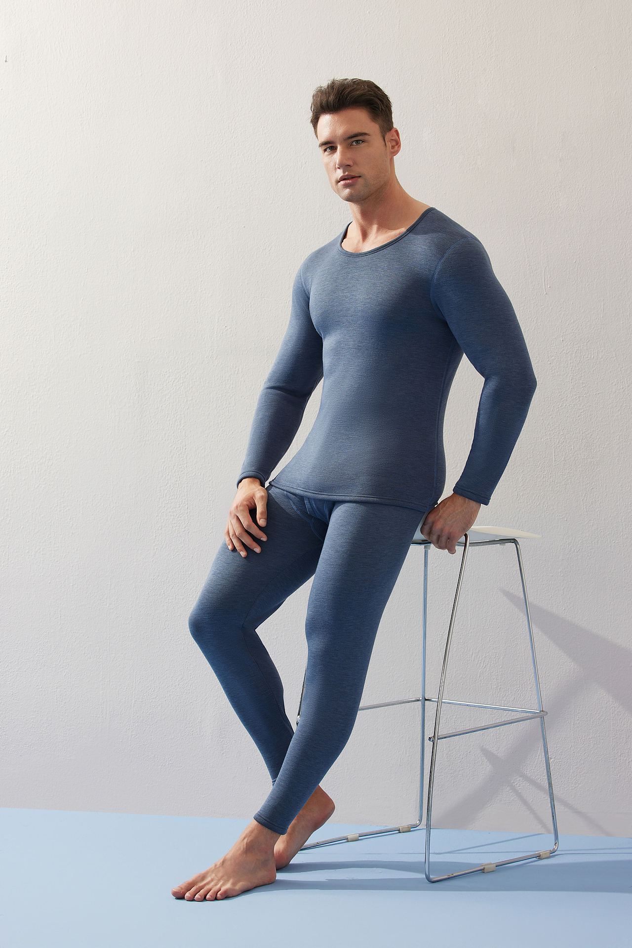 阳光质感的商务保暖内衣拍摄