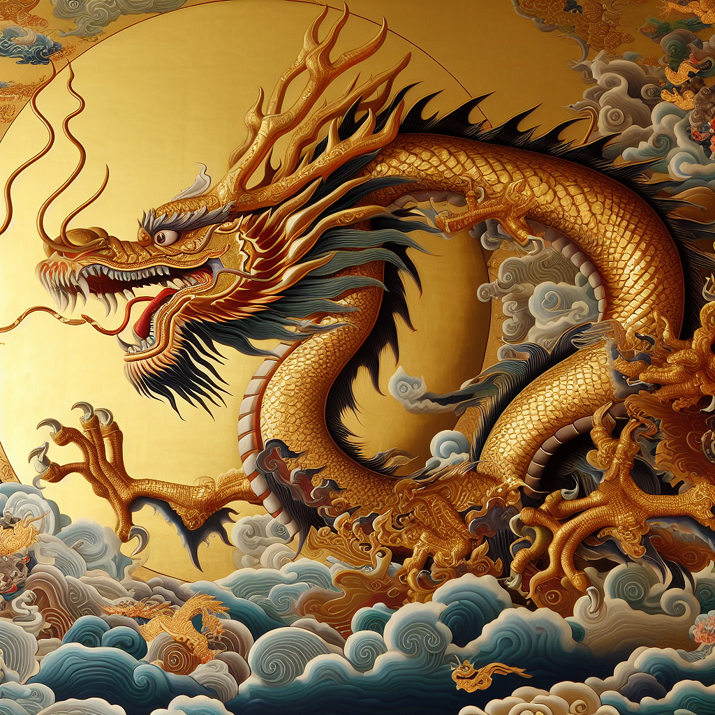 中国传统纹样-生肖-龙-AIGC（图ZMzYxNjA3Nzgw） - AI作品 - 站酷设计师AoYan原创素材 - 站酷ZCOOL