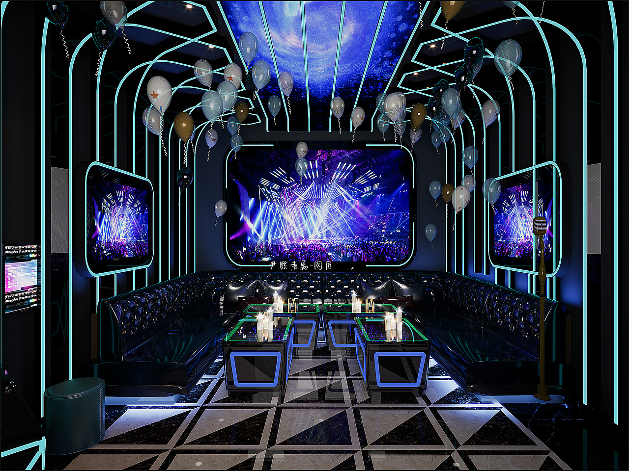 新的故事会在夏日的汽水碰撞中开始 - KTV（图ZMzA1NTY4NDQw） - 商业空间设计 - 站酷设计师尹熙不吃糖原创素材 - 站酷ZCOOL