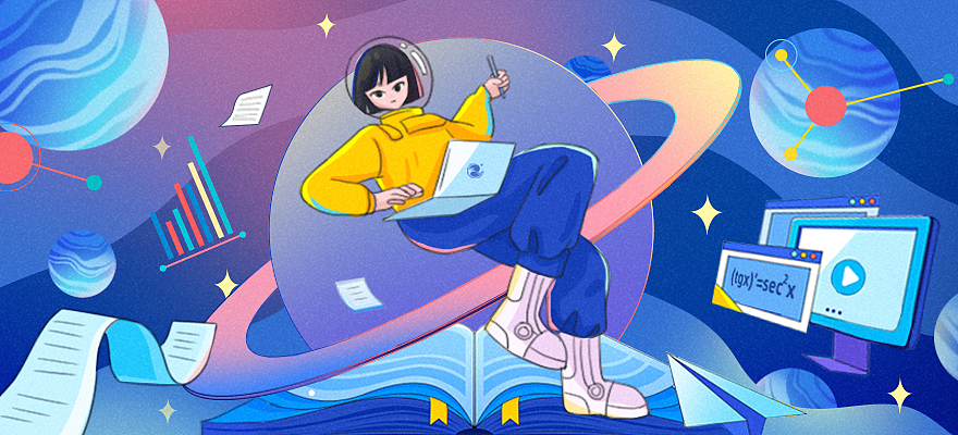 大学生职业教育宣传系列手绘海报