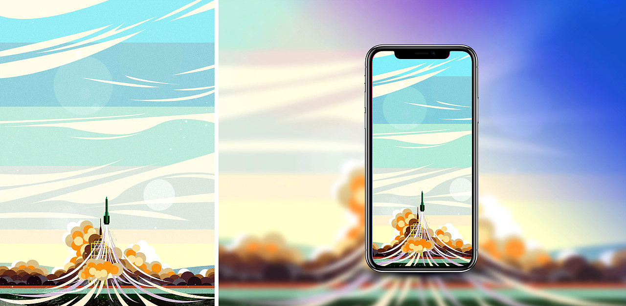 风景图 | 航天九图（图ZMzA1MzIyMzY4） - 商业插画 - 站酷设计师aaaamieya原创素材 - 站酷ZCOOL