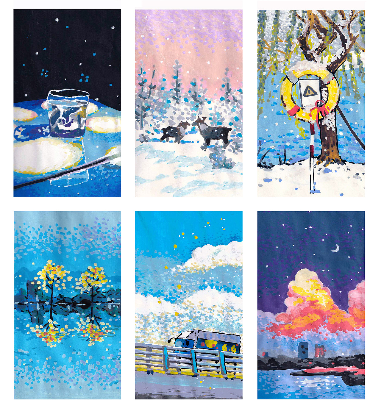 丙烯色彩练习（图ZMzI5MDc4MDE2） - 创作习作 - 站酷设计师Yugina_Xiao原创素材 - 站酷ZCOOL