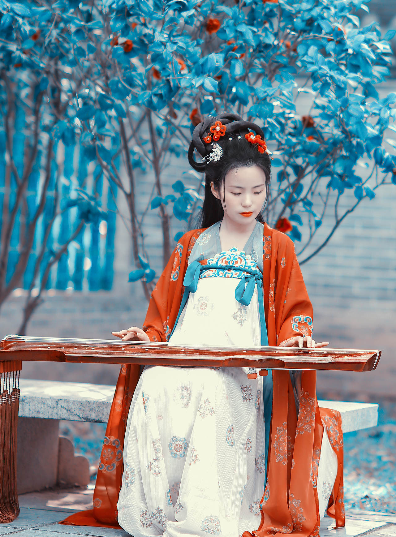 古风汉服,阿宝色调调色