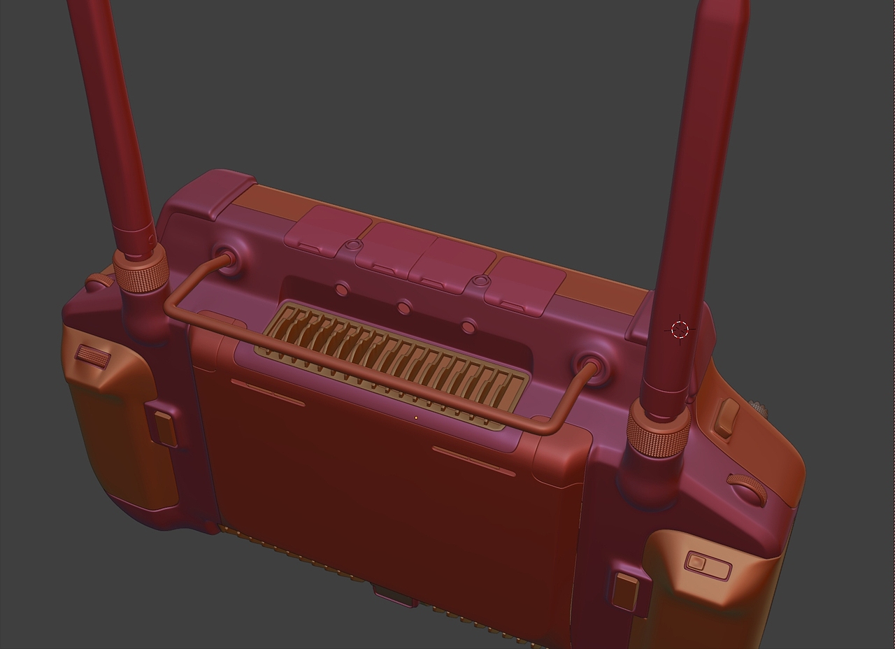 多边形建模 DJI RC Plus手柄 &大疆停机坪（图ZMzYxNTcxNzk2） - 产品 - 站酷设计师文山_CGI原创素材 - 站酷ZCOOL