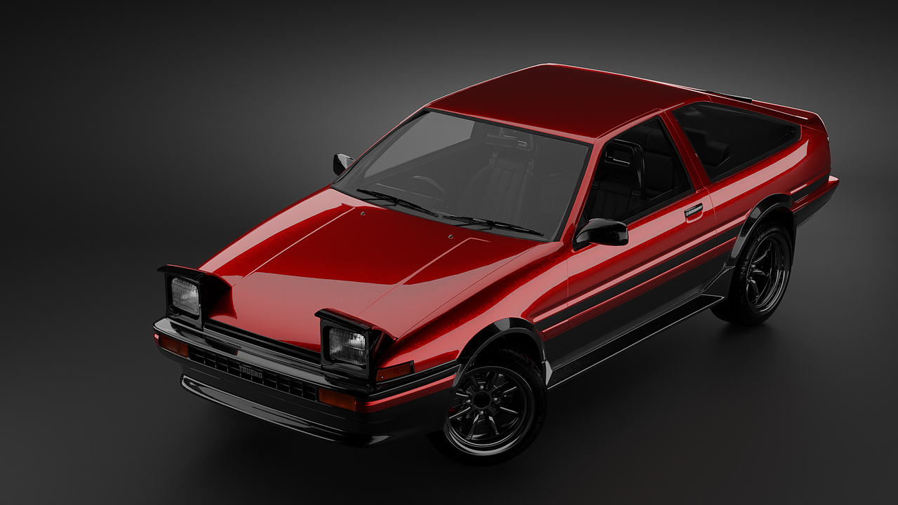 Toyota Sprinter AE86-RED