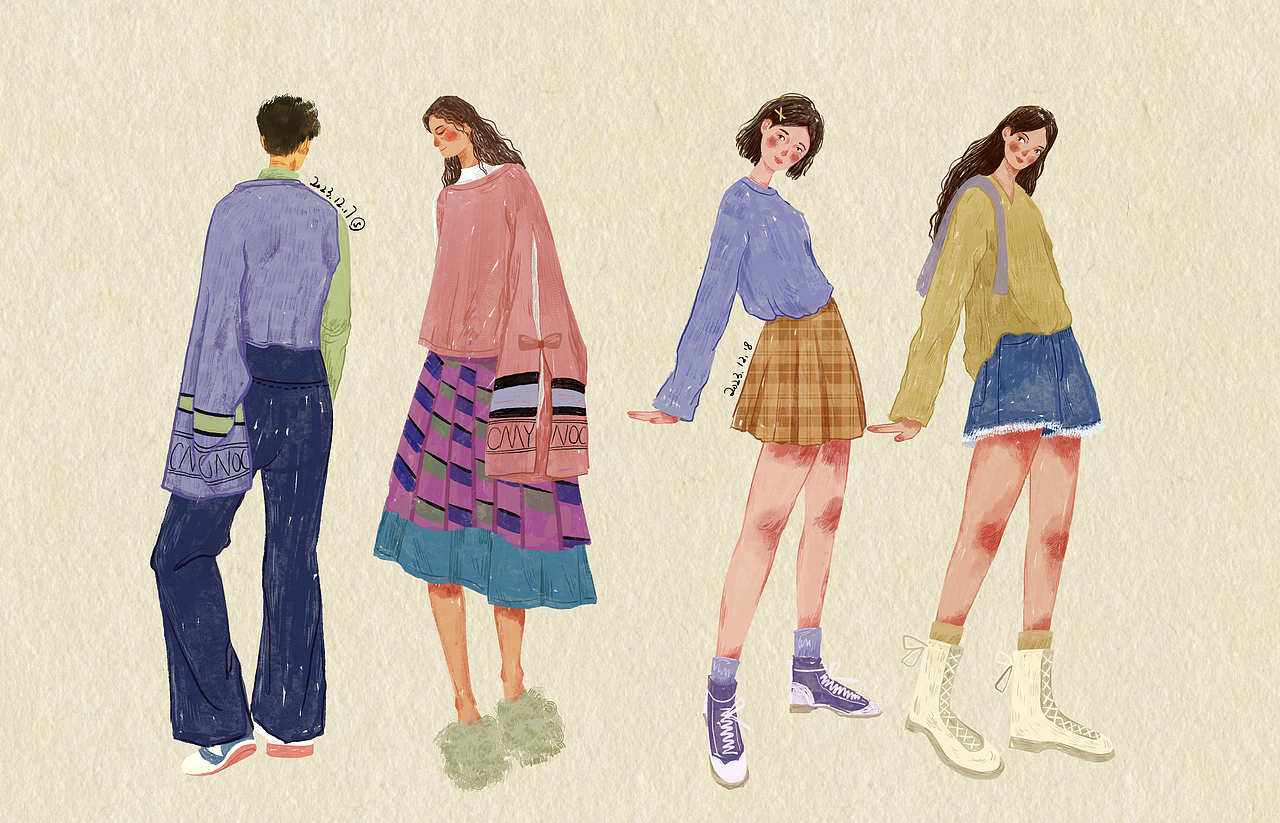 速写练习（图ZMzYwMTU3Mzgw） - 商业插画 - 站酷设计师洛洛西ya原创素材 - 站酷ZCOOL