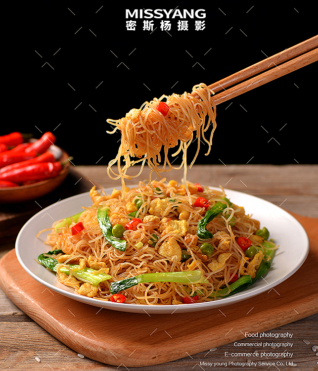 桂林炒细米粉拍摄|美食摄影|电商速食摄影|×郑州密斯杨