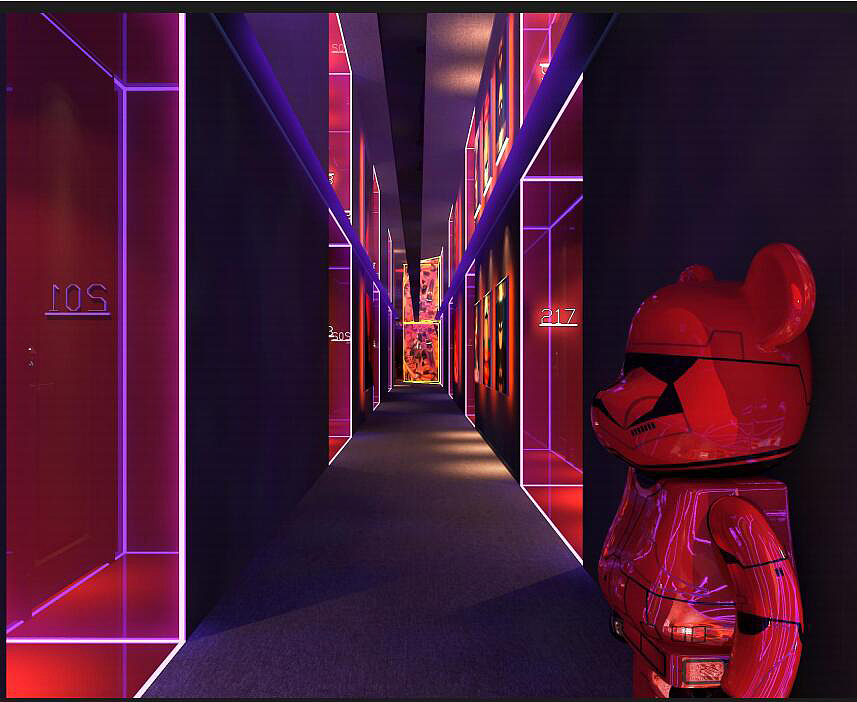 电竞酒店（图ZMzAwMzM3ODYw） - 商业空间设计 - 站酷设计师moonar原创素材 - 站酷ZCOOL