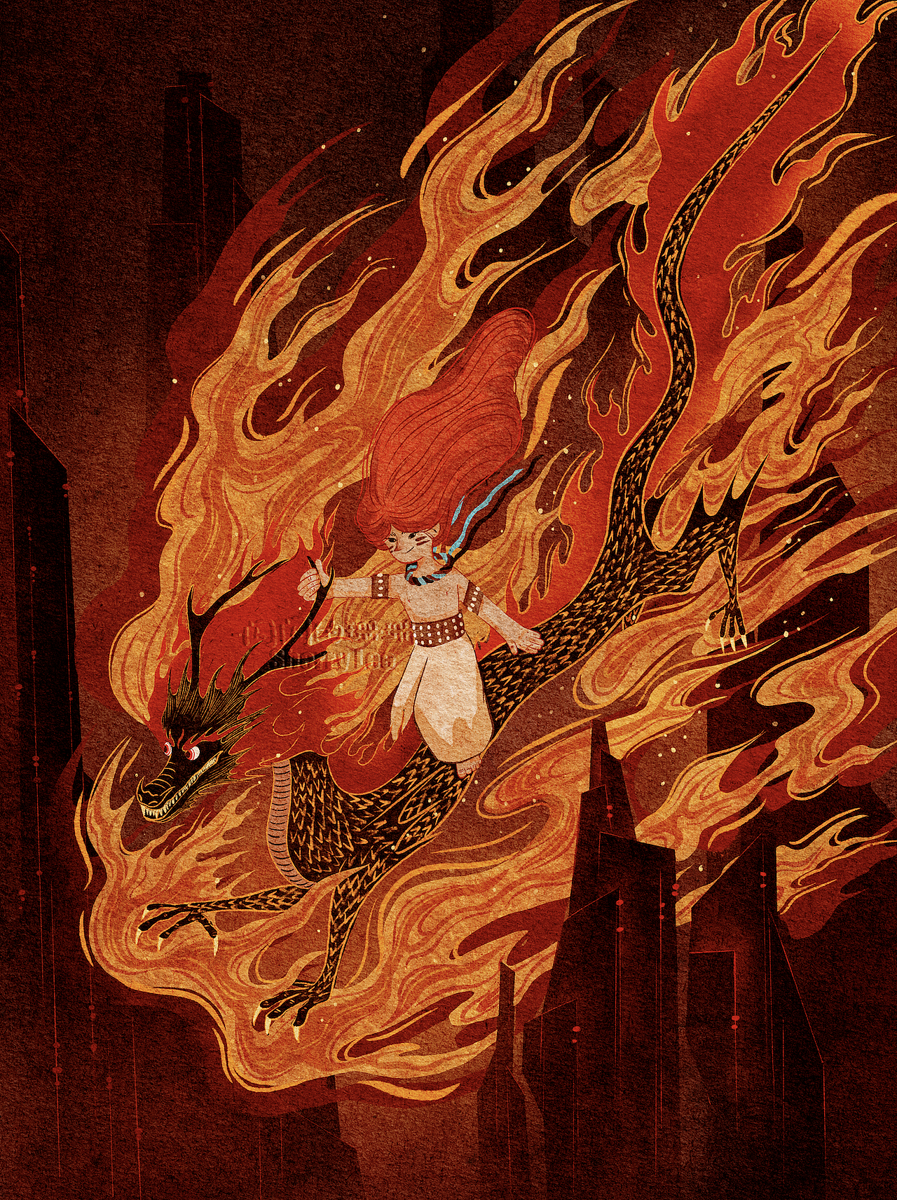 他是龙！（图ZMzYxNjE0MTU2） - 艺术插画 - 站酷设计师闪闪的珊珊原创素材 - 站酷ZCOOL