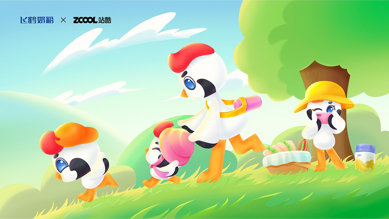 飞鹤家族IP形象升级