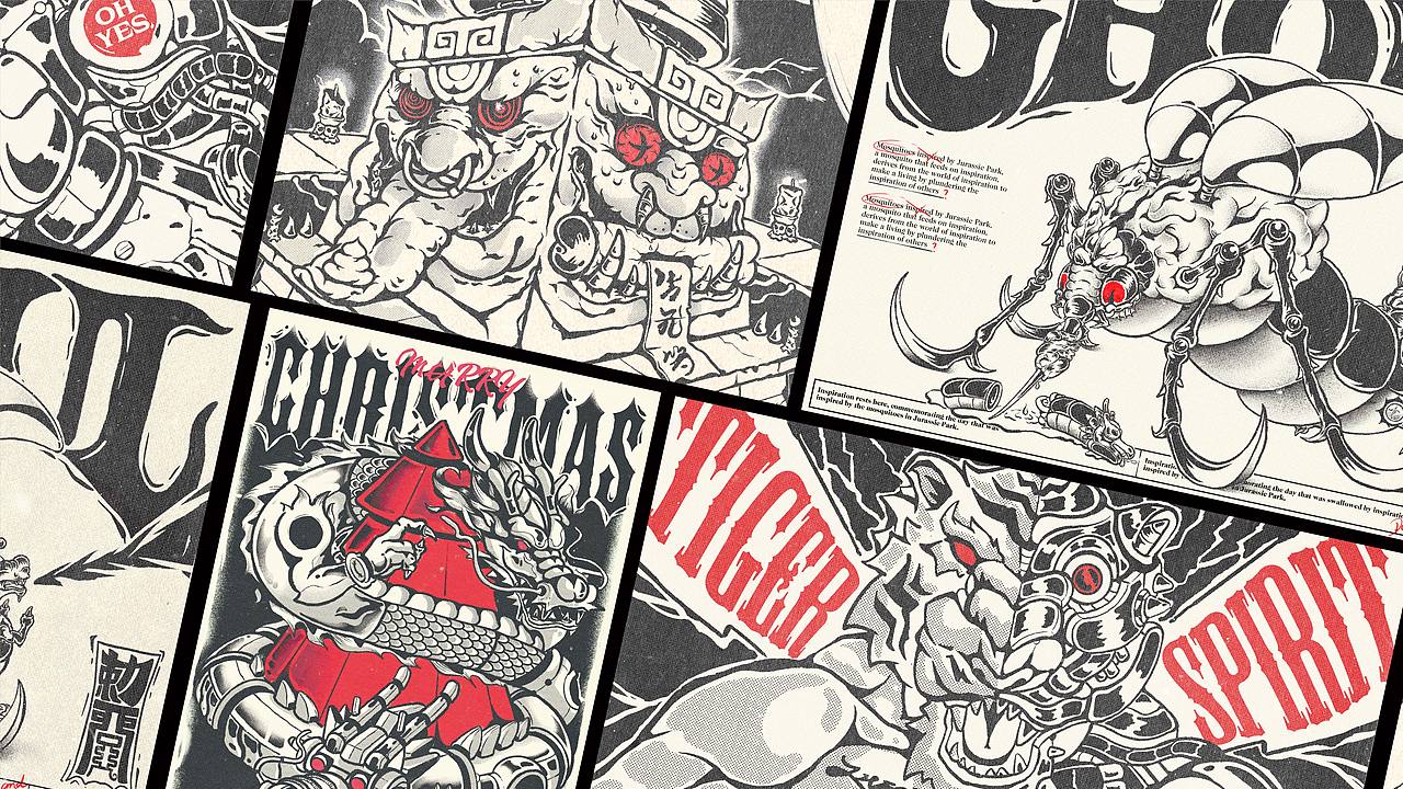 2021-2022 ZHEN 个人插画设计作品集（图ZMzI1MTk3Njc2） - 品牌 - 站酷设计师XZHEN3原创素材 - 站酷ZCOOL