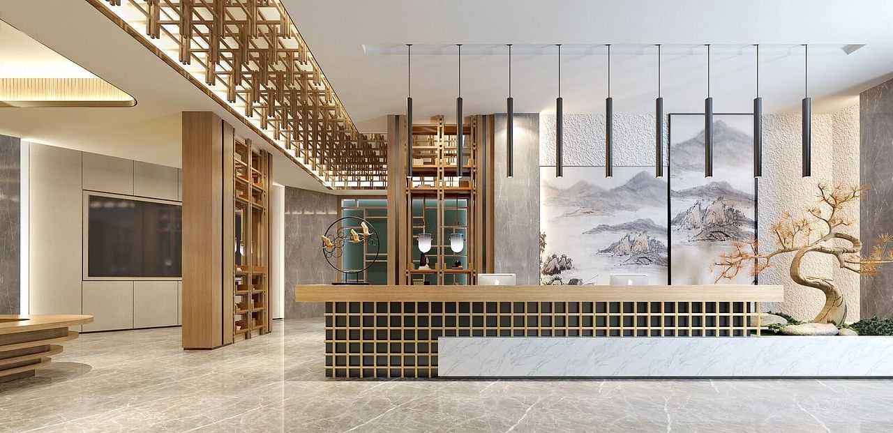 前台大厅（图ZMzUyOTA0MTAw） - 家装设计 - 站酷设计师是丽丽啊wink原创素材 - 站酷ZCOOL