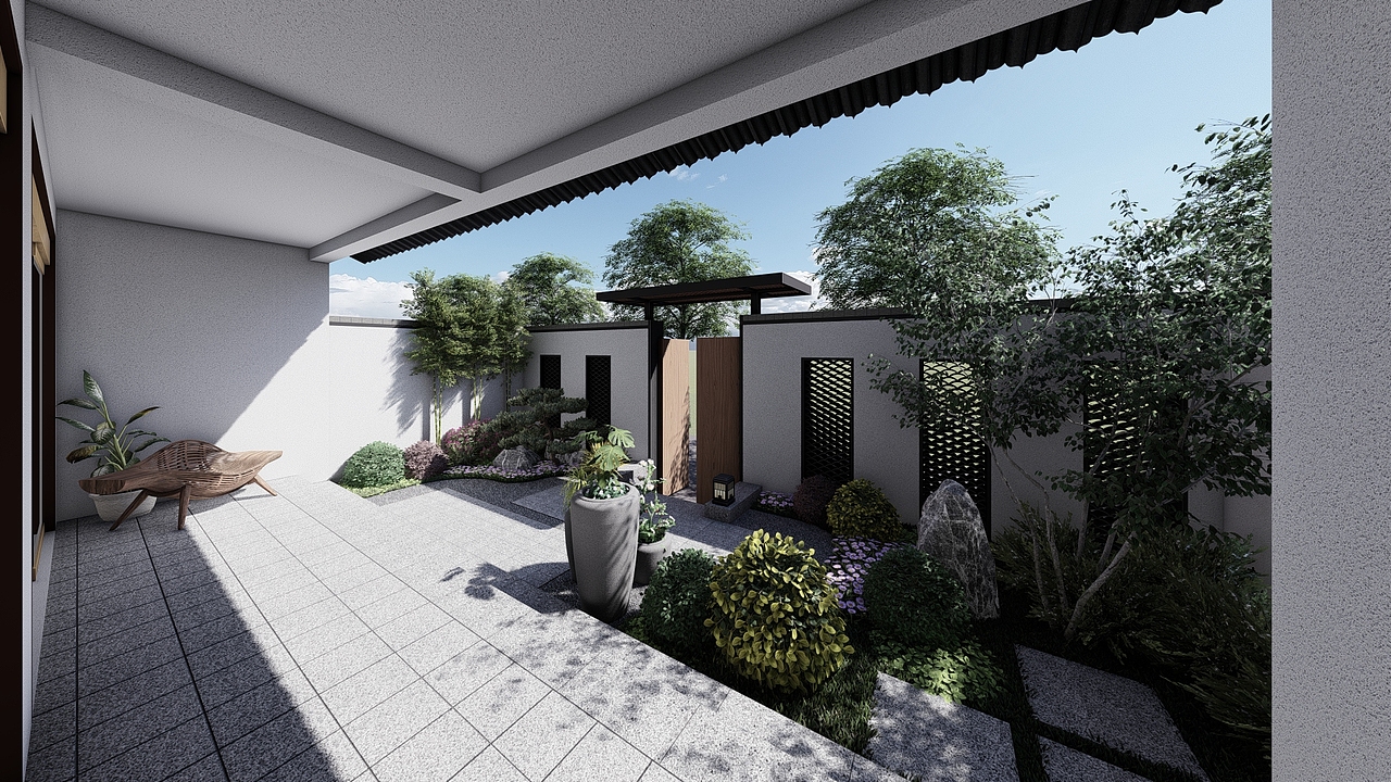 杭州别墅庭院景观设计