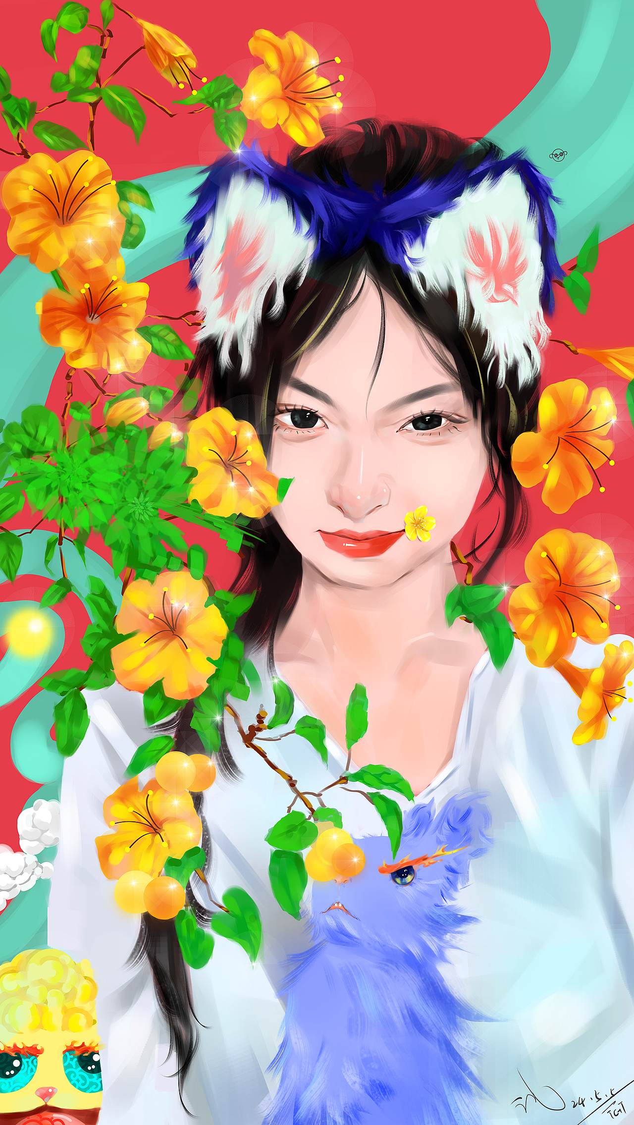开心（图ZMzY4MjMzNTM2） - 新锐潮流插画 - 站酷设计师Z84609614原创素材 - 站酷ZCOOL
