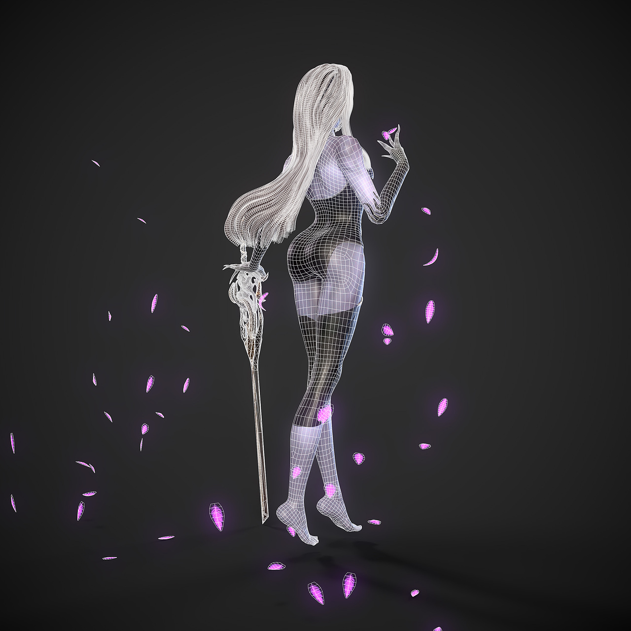 3D建模-武庚纪 冥族大将不闻不问（图ZMzI4ODc1NDI0） - 动画/影视 - 站酷设计师夜弦Dusk原创素材 - 站酷ZCOOL