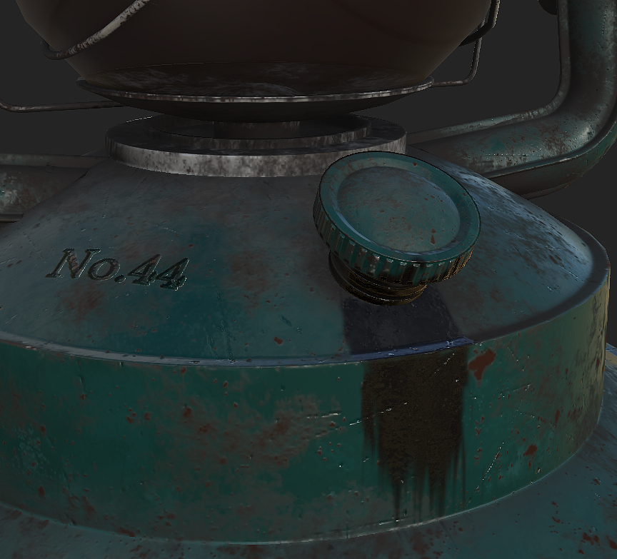 油灯建模练习，高模，低模，材质贴图（图ZMzU5MTYwMzU2） - 建筑/空间 - 站酷设计师Dinger丶原创素材 - 站酷ZCOOL