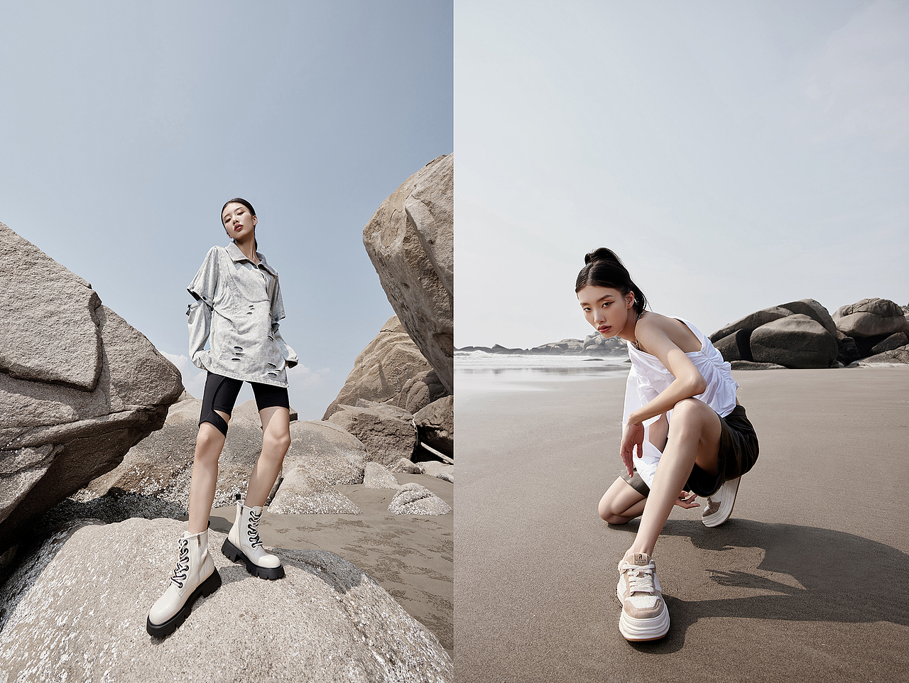 红蜻蜓女鞋福州海岛拍摄（图ZMzIwNjEyMDA4） - 时尚/艺术摄影 - 站酷设计师杭州古一视觉广告原创素材 - 站酷ZCOOL