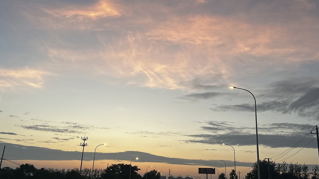 下班路上的风景