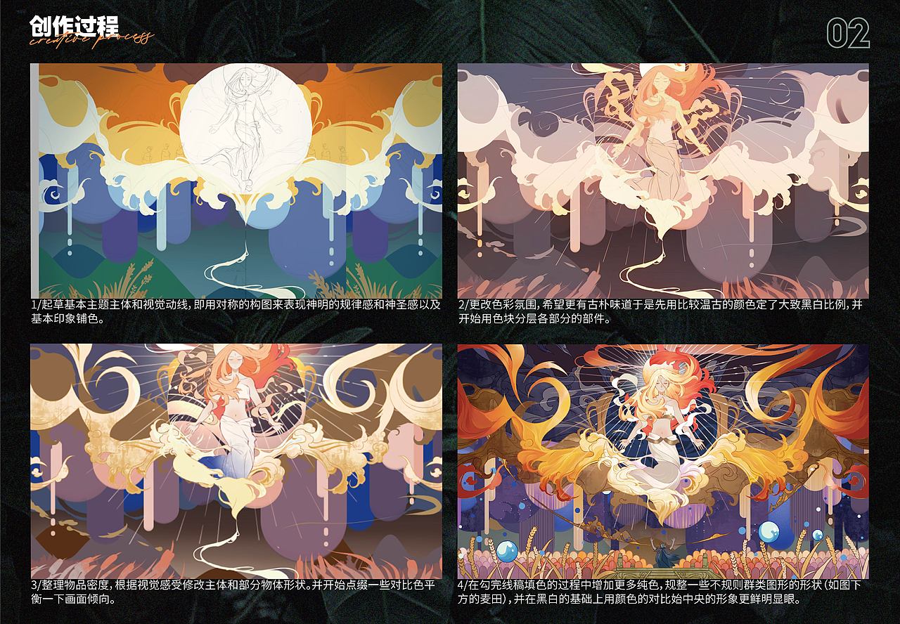原创插画系列—《信仰》及其制作详解（图ZMzM1ODY4OTAw） - 商业插画 - 站酷设计师念安zo原创素材 - 站酷ZCOOL