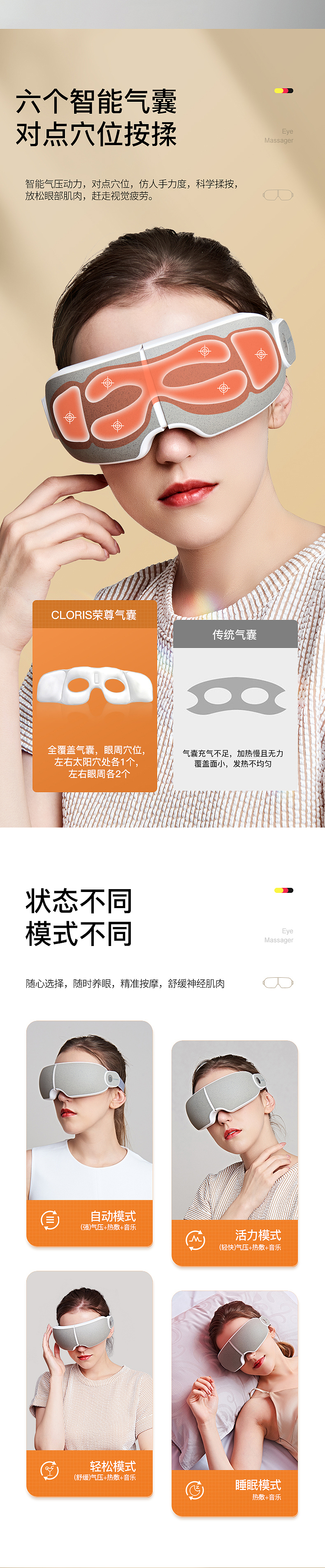 骨传导护眼仪详情页（图ZMjk4Nzc5NTA4） - 运营设计 - 站酷设计师不屈的小怪兽原创素材 - 站酷ZCOOL