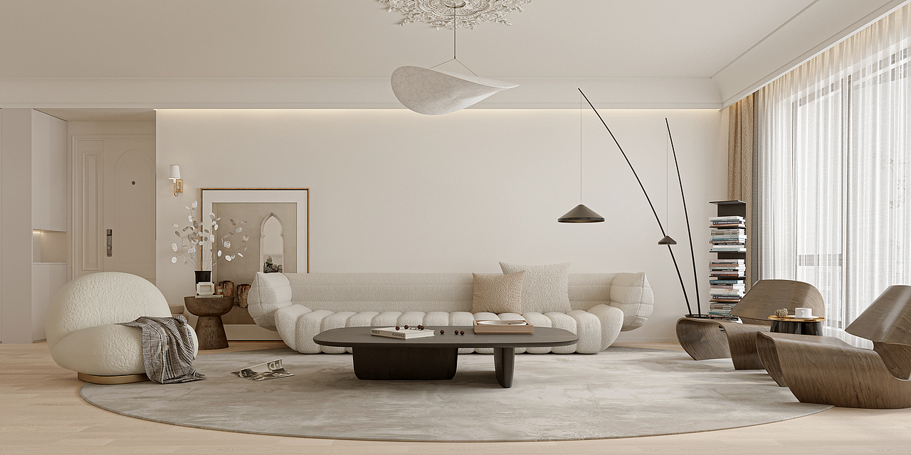 周笙笙全案设计 | 149m²90后夫妇加一只猫的家居空间