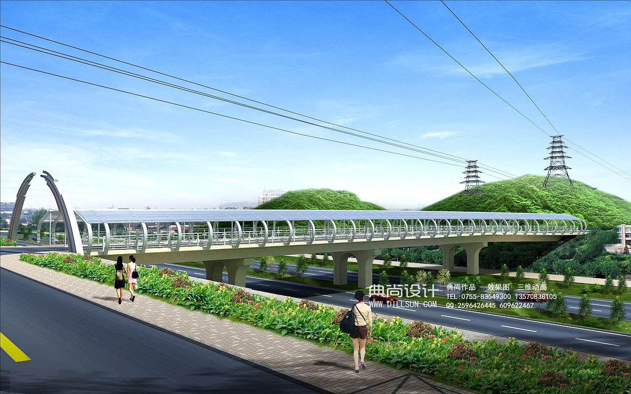 桥梁设计效果图 12