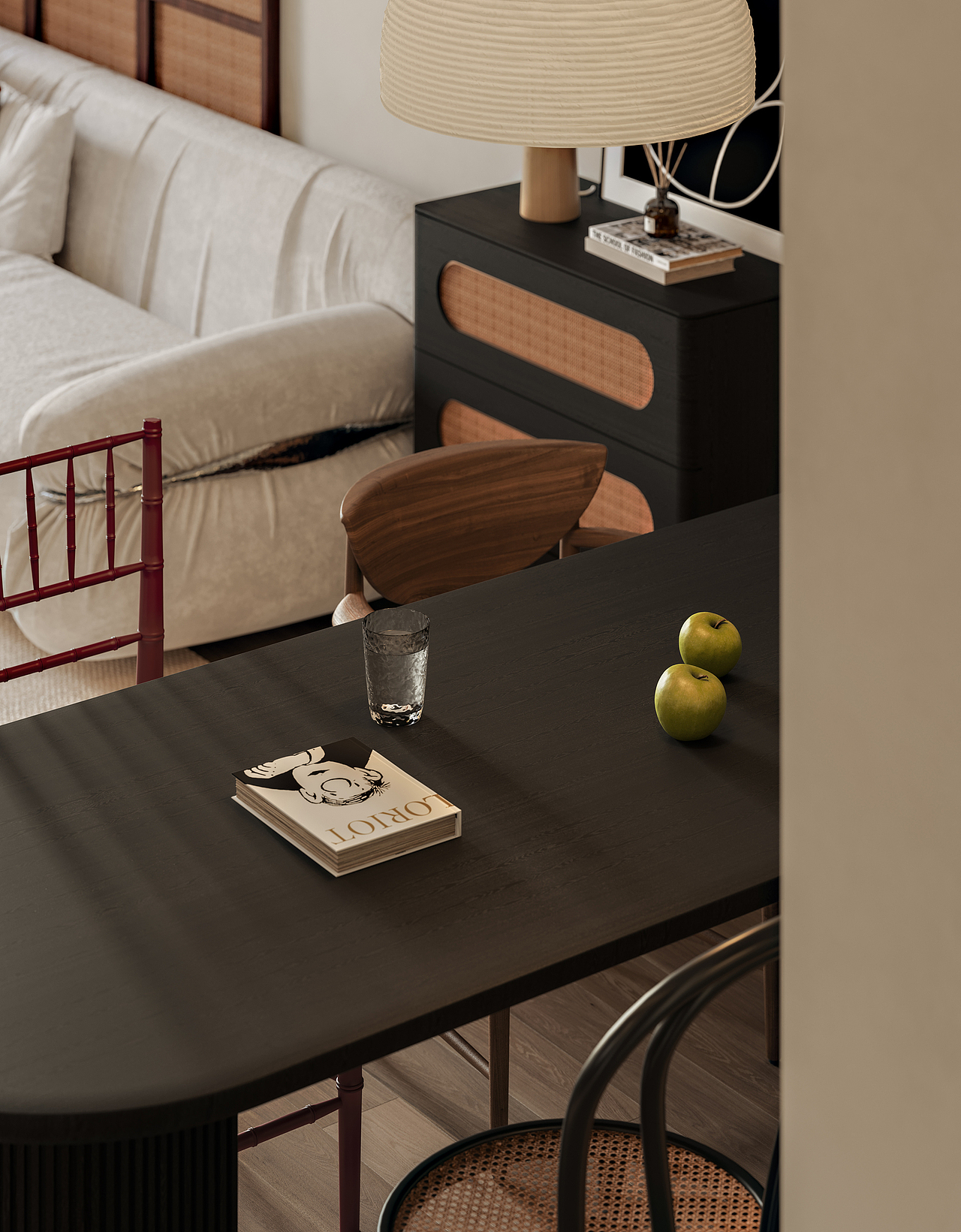 室内现代简约风,客厅