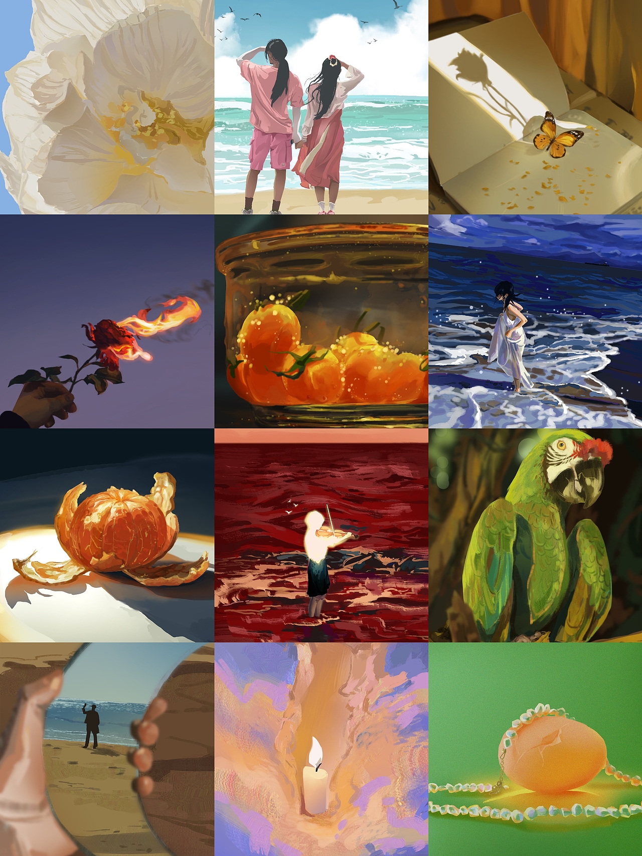 挑战60天色彩练习｜画画，就是多画啊（图ZMzY5OTUzNjQw） - 艺术插画 - 站酷设计师光盐岛主原创素材 - 站酷ZCOOL