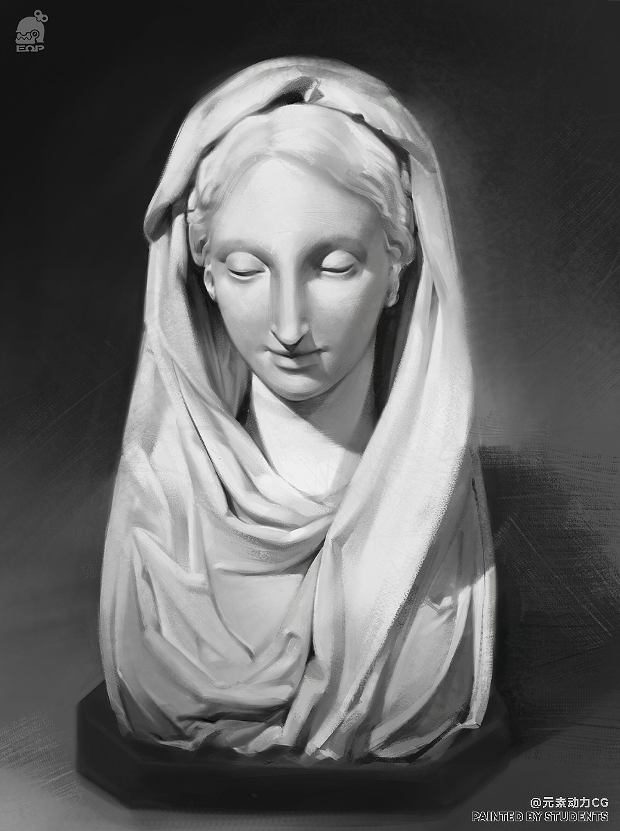 元素动力 | 研修班学员「石膏练习」作业（图ZMzA2OTkwODQ0） - 创作习作 - 站酷设计师元素动力CG原创素材 - 站酷ZCOOL