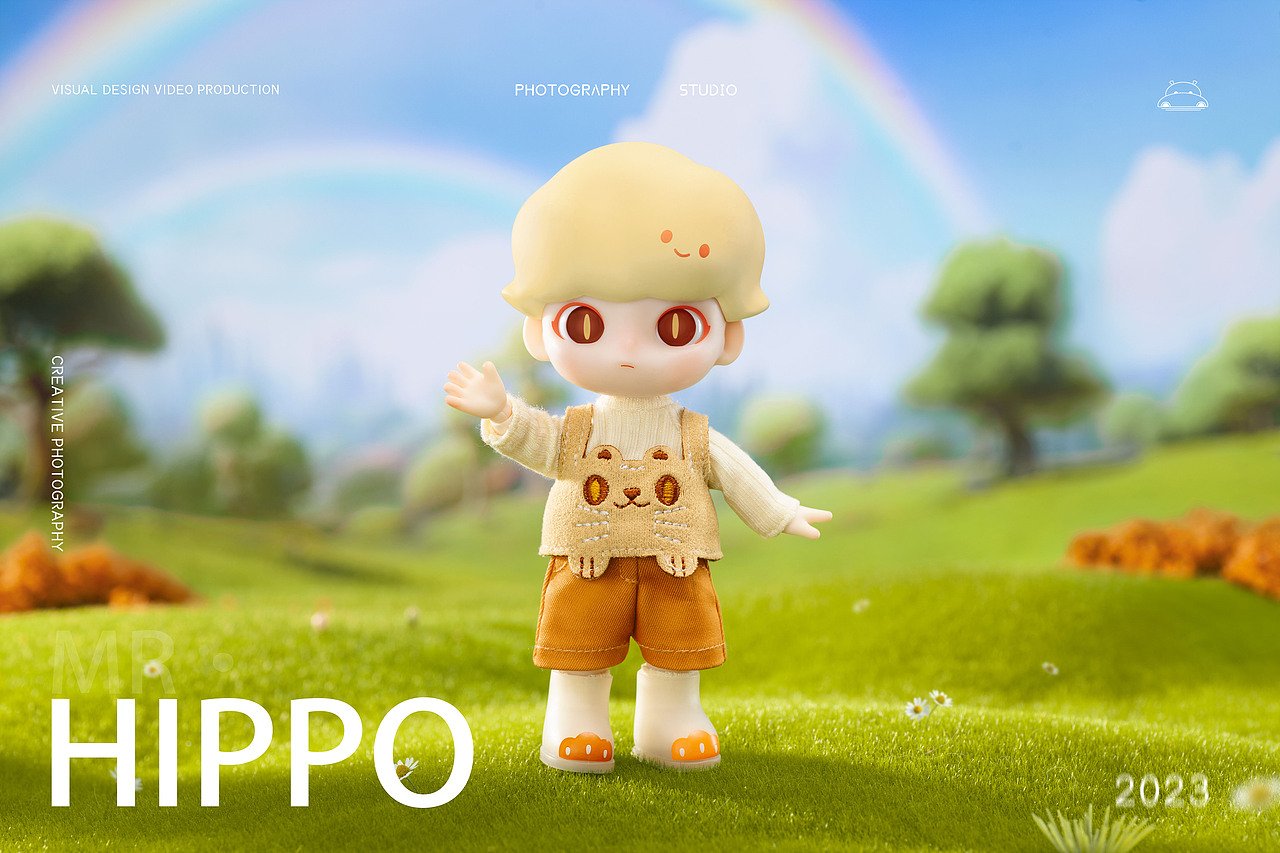 定格动画-POP MART DIMOO 雨衣小猫