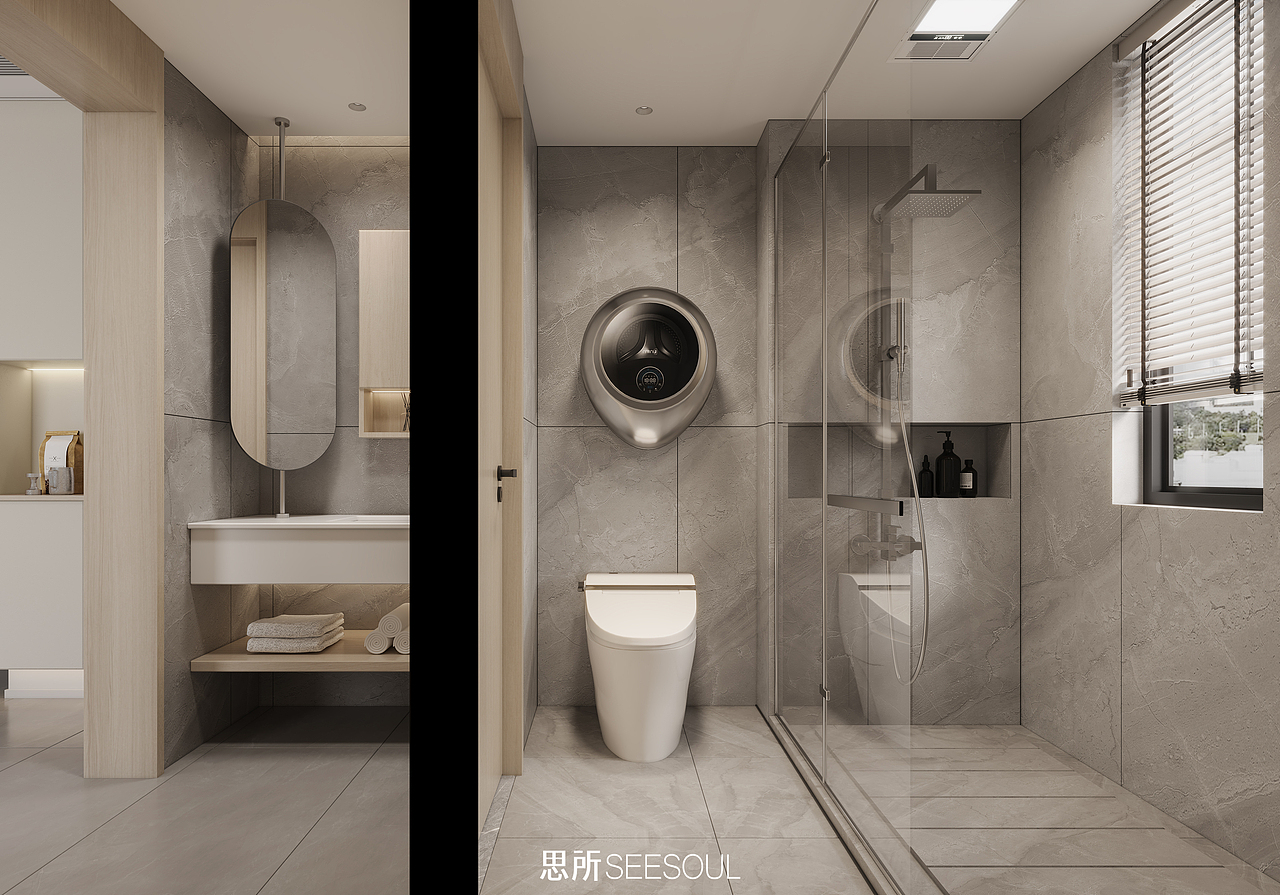 思所丨北京金府大院 原木风住宅设计（图ZMzE3MTQxNDI0） - 家装设计 - 站酷设计师思所设计SEESOUL原创素材 - 站酷ZCOOL