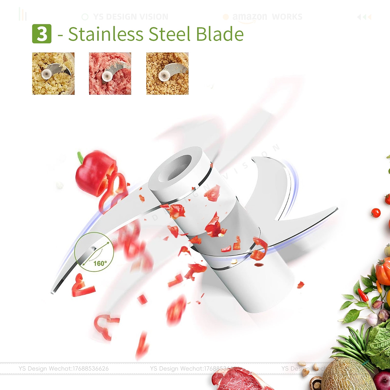 亚马逊迷你搅拌机主图A+设计