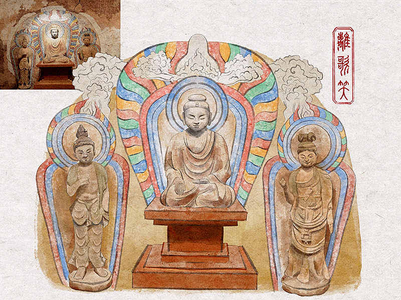 甘肃博物馆｜文物插画（图ZMzY5ODQ3MDU2） - 艺术插画 - 站酷设计师离歌笑z原创素材 - 站酷ZCOOL